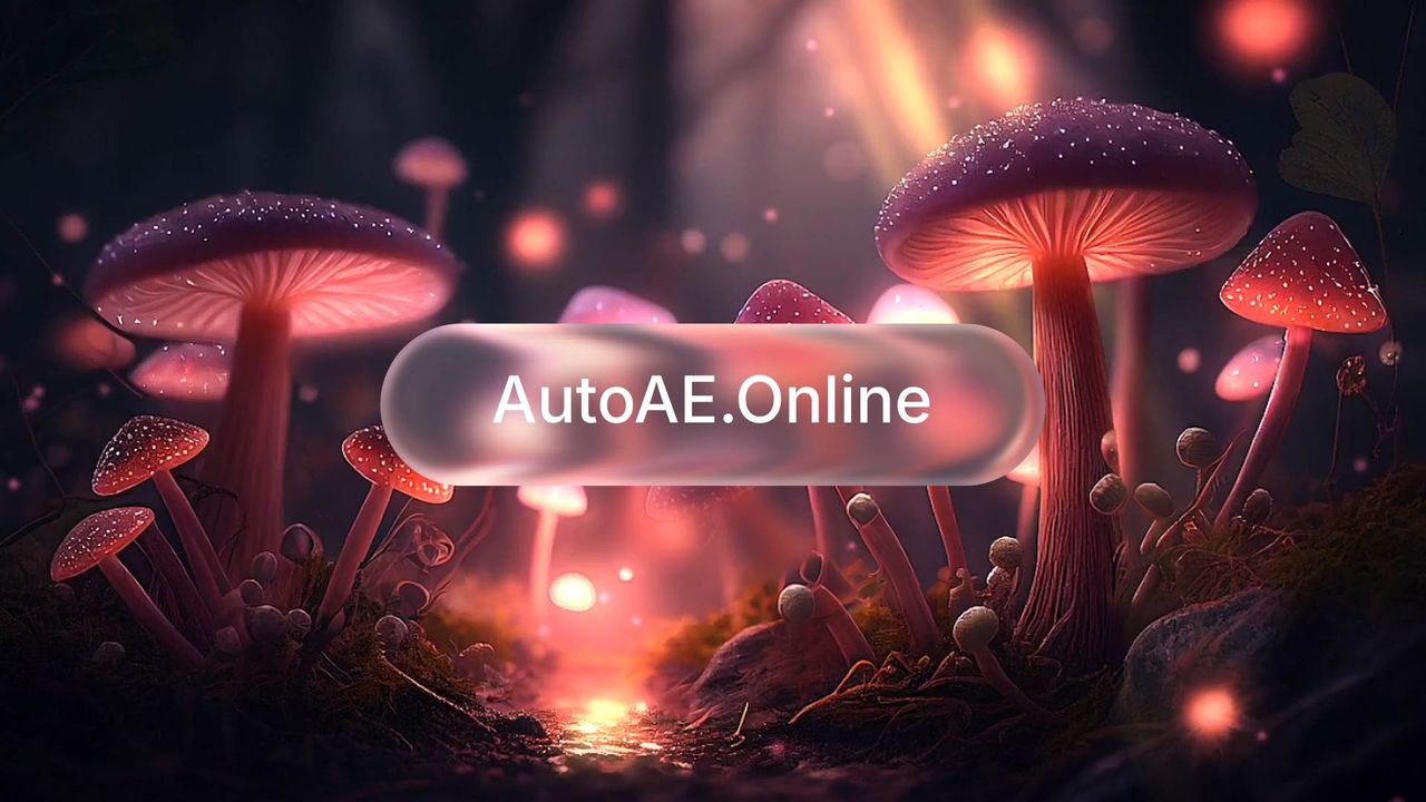 Frosted Glass Title Box with Liquid Animation - Viral Video Hooks | AutoAE