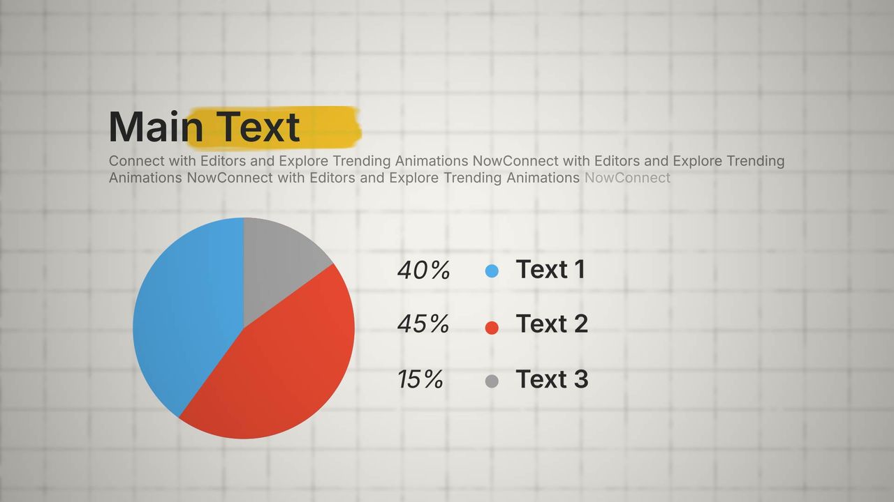Animated Pie Chart Presentation (3 Data Segments) - Viral Video Hooks ...