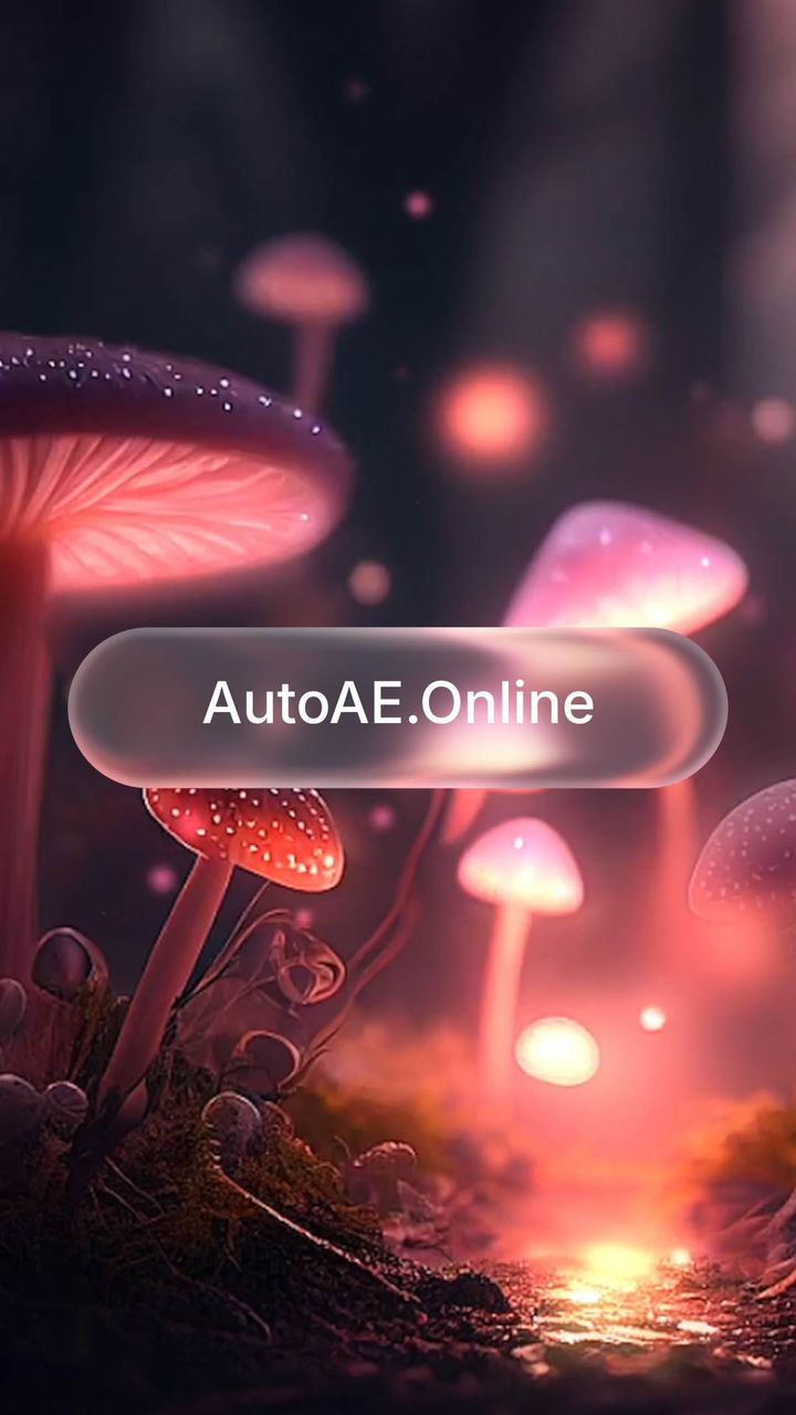 Frosted Glass Title Box with Liquid Animation - Viral Video Hooks - AutoAE