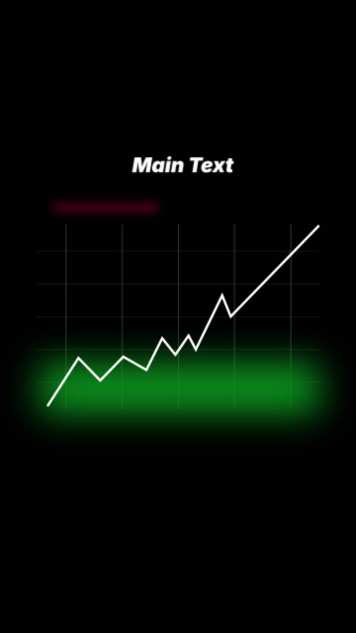 Glowing Line Graph Animation for Upward Trend - Viral Video Hooks | AutoAE