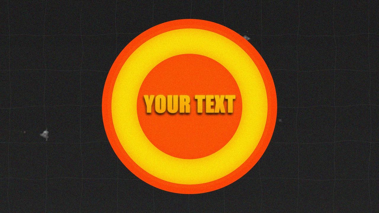 Retro Target-Style Text Animation - Viral Video Hooks | AutoAE