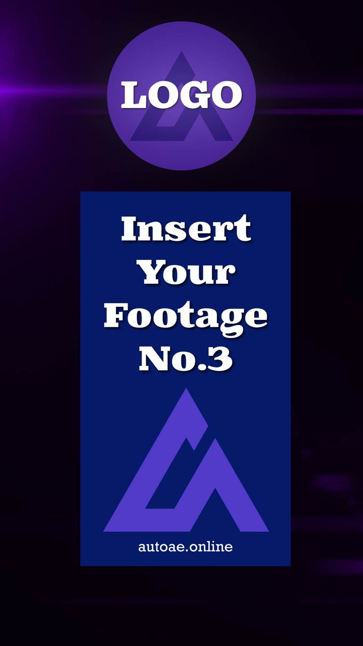 Logo + 2 Footage Showcase Animation – Vertical Comparison Reveal ...