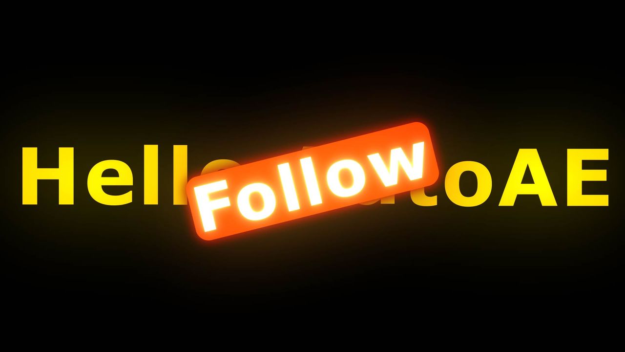 Reversing Glowing Text Animation - Viral Video Hooks | AutoAE