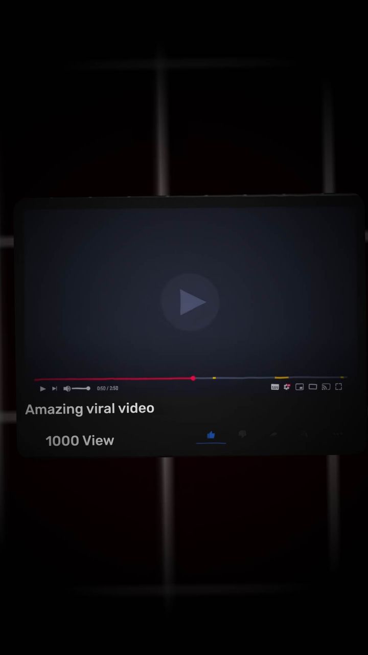 YouTube Clip Transition with Rising View Count – Viral Growth Effect ...